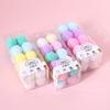 20x Small Pompoms for Cats to for Play Colorful DIY Craft and Art Supplies 3cm Soft Pom Pom Balls for Cats Lightweight