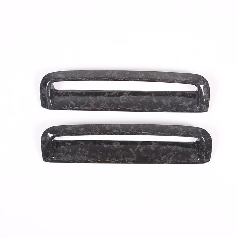 For BMW 4 Series F26 G26 2026 2026 2026 Real Carbon Fiber Car Front Fog Light Frame Cover Decorative Sticker Auto Accessories