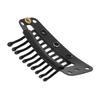 100pcs Hair Extension Clips Multipurpose 38mm 10 Teeth Wig Clips for Hair Extensions DIY Black
