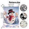 Christmas Snowman Pearl Painting Kit Handmade DIY Home Decoration Painting