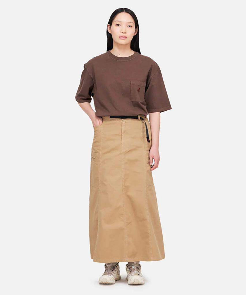 Geulamichi One-Point Short Sleeve T-Shirt Brown Pigment