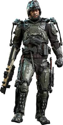 Hot Toys Movie Masterpiece Warriors of Future Johnson 1/6 Scale Collectible Figure MMS668