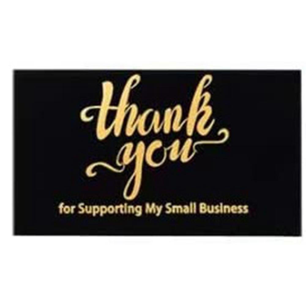 Bookmark Christmas Postcard Black White Thank You Bride X096
