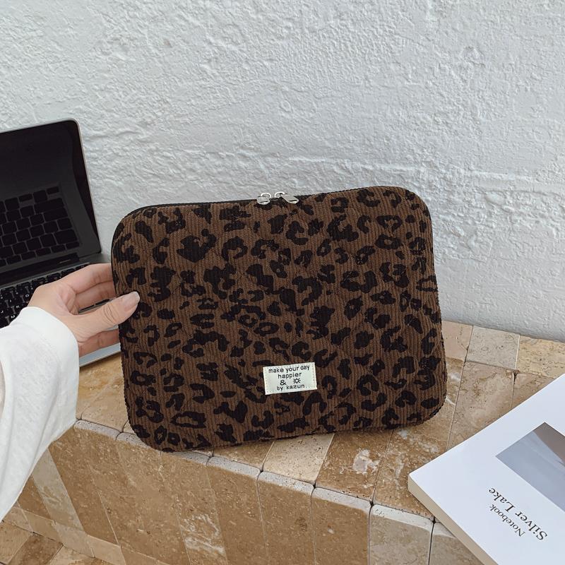 

Leopard Print Laptop Storage Bag Computer Carrying Bag Computer Sleeve Fits 11/13/15 Inch Laptops