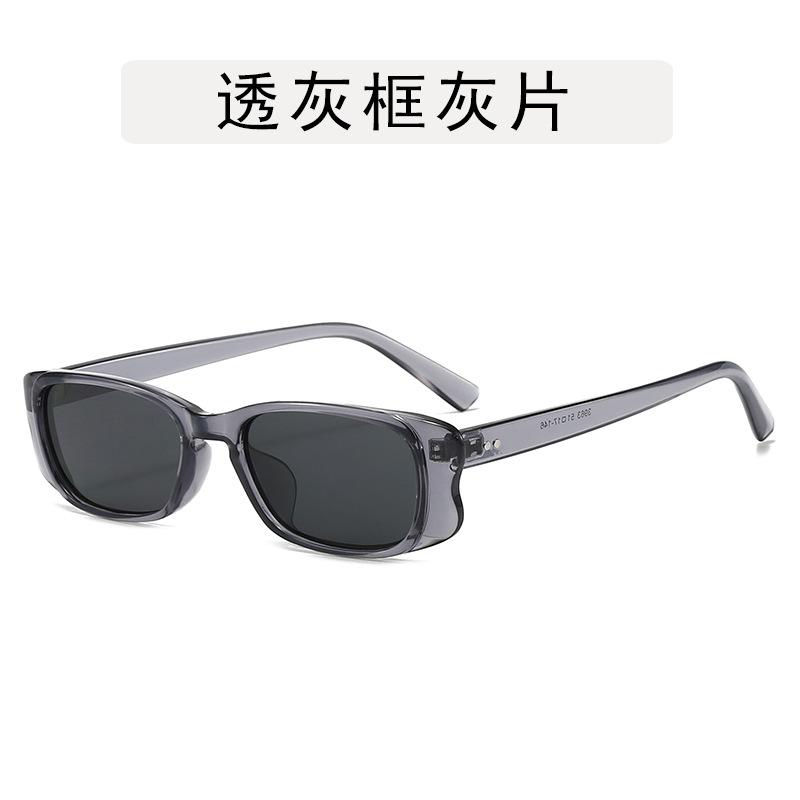 European American Style Woman Sun Glasses Rectangle Shape Anti-glare Sunglasses Men Driving Travelling Sunglasses