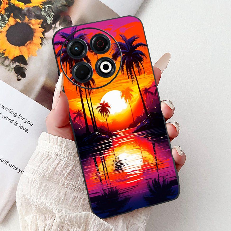 Voor Techno Spark 30 Pro 4G KL7 Cover Voor Tecno Spark 30 Pro 4G Hoesje Luxe Vlinder Liefde Mode Bloemen Cool Leeuw Schattig Geschilderd