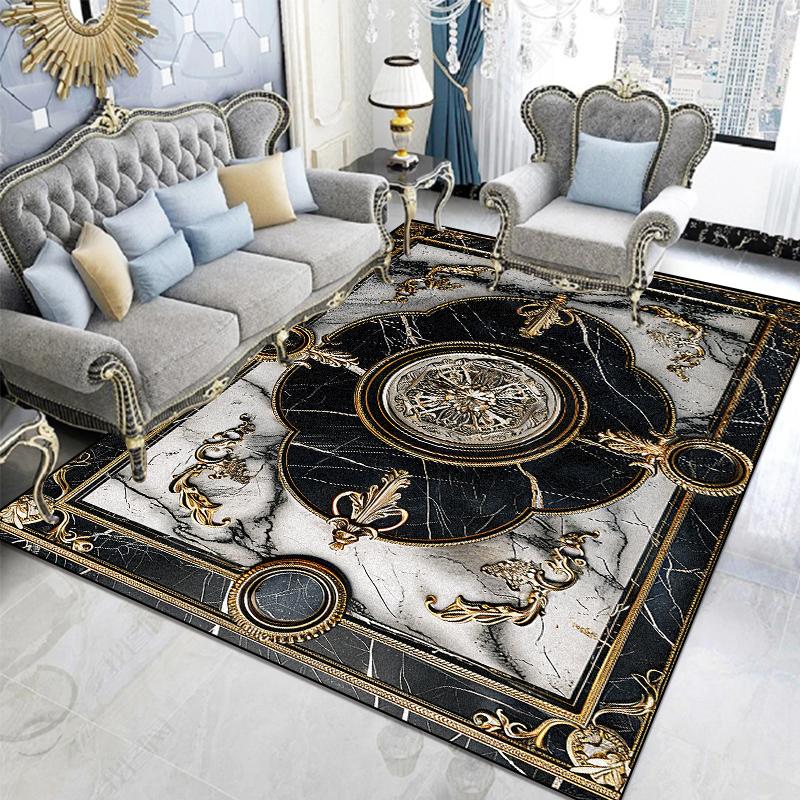 Luxurious Large Area Carpet Living Room Nordic Style Decoration Sofa Area Rugs for Bedroom Floor Mat Non-slip Entrance Door Mats