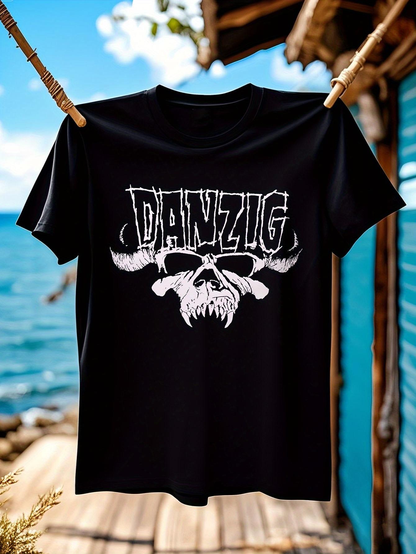 Danzig Heavy Metal Graphic Tshirt Gothic Skull DANZIG Tex... XXXL