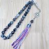 Elegant Prayer Beads Rosary Bracelet Prayer Bracelet Glass Texture Beads Bracelet Suitable for Various Occasions