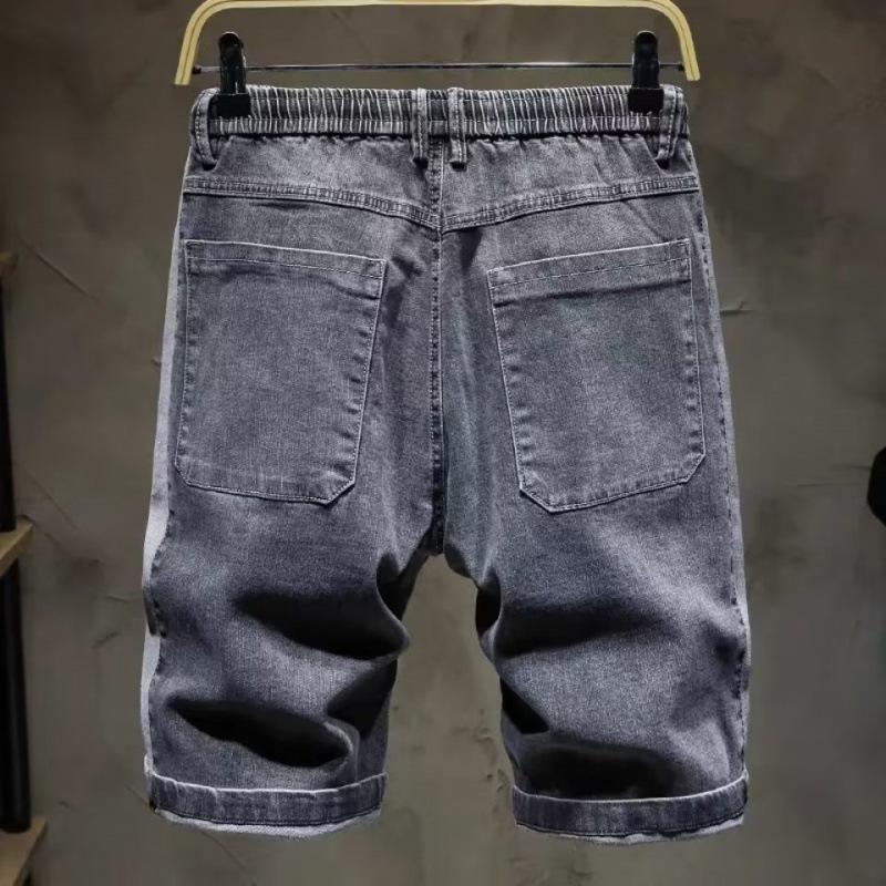 Men's Trendy Loose Fit Denim Shorts - Lightweight Summer Style, Casual All-Match Five-Point Design