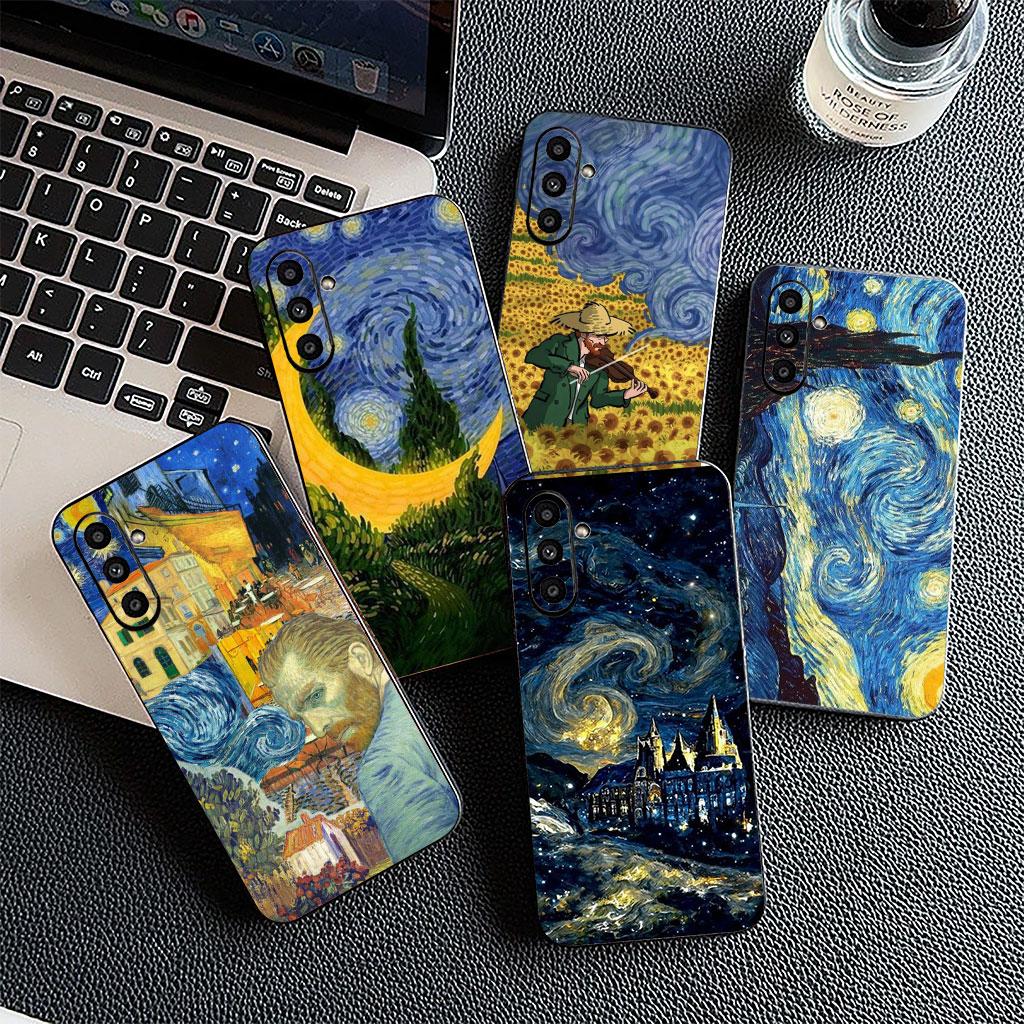Soft Cover for Xiaomi Redmi 15 9A 9C NFC 7A 9T Note 9 8 7 8T 15c A5 4G 5G Coque Phone Case Starry Night Van Gogh Painting
