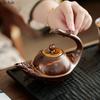 Kiln Transmutation Ceramic Teapot Retro Tea Maker Side Handle Single Pot Tea Infuser Teas Brewing Tools Teaware Kettle Teapots