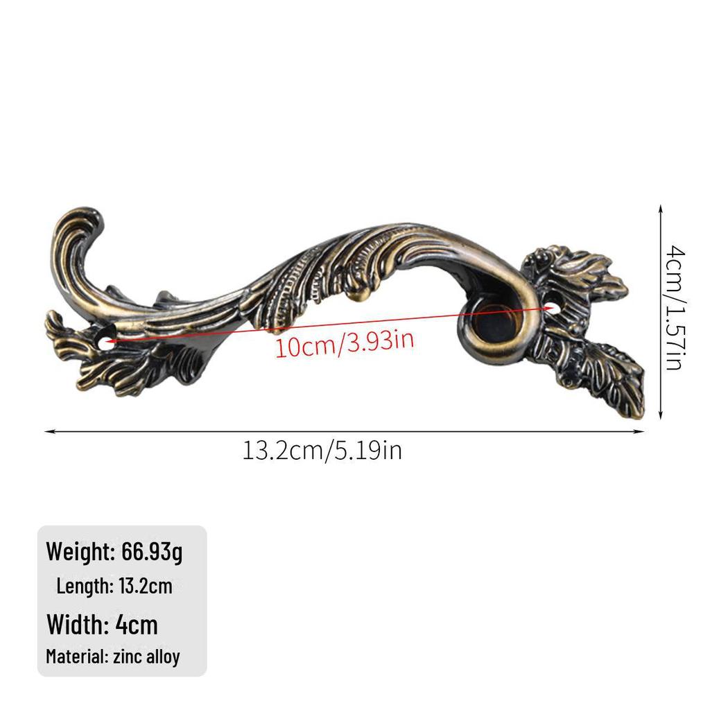 Mâner Jingmao Dragon Phoenix din Aliaj de Zinc - Decor Stil Chinezesc pentru Dulapuri și Sertare