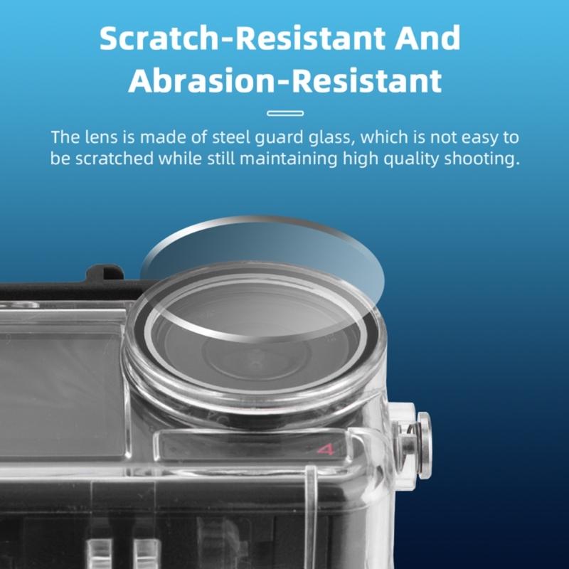 Waterproof Diving Housing Cover for ACTION4 Camera Capture Amazing Photos in Water