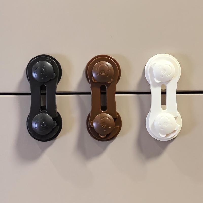 1/2/5Pcs Baby Safety Locks Cabinet Locks Room Locks Drawer Locks Anti-Pinch Folio Locks Safety Protection Products