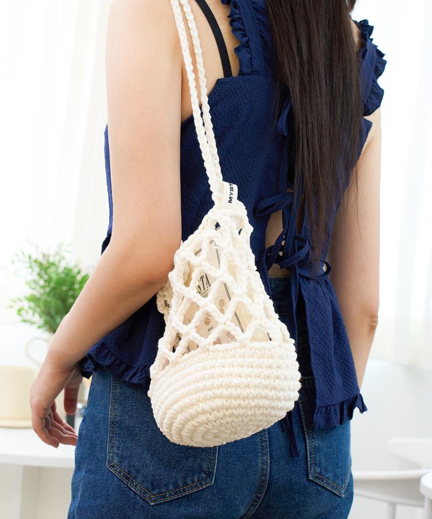 Mystikotita Berry Shoulder Net Bag - 2 Colors