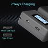 2 Slots Camera Battery Charger LCD Display Battery Charger for Sony NP-FZ100 NP-FW50 NP-FV100 NP-F960 NP-F970 Camera Batteries