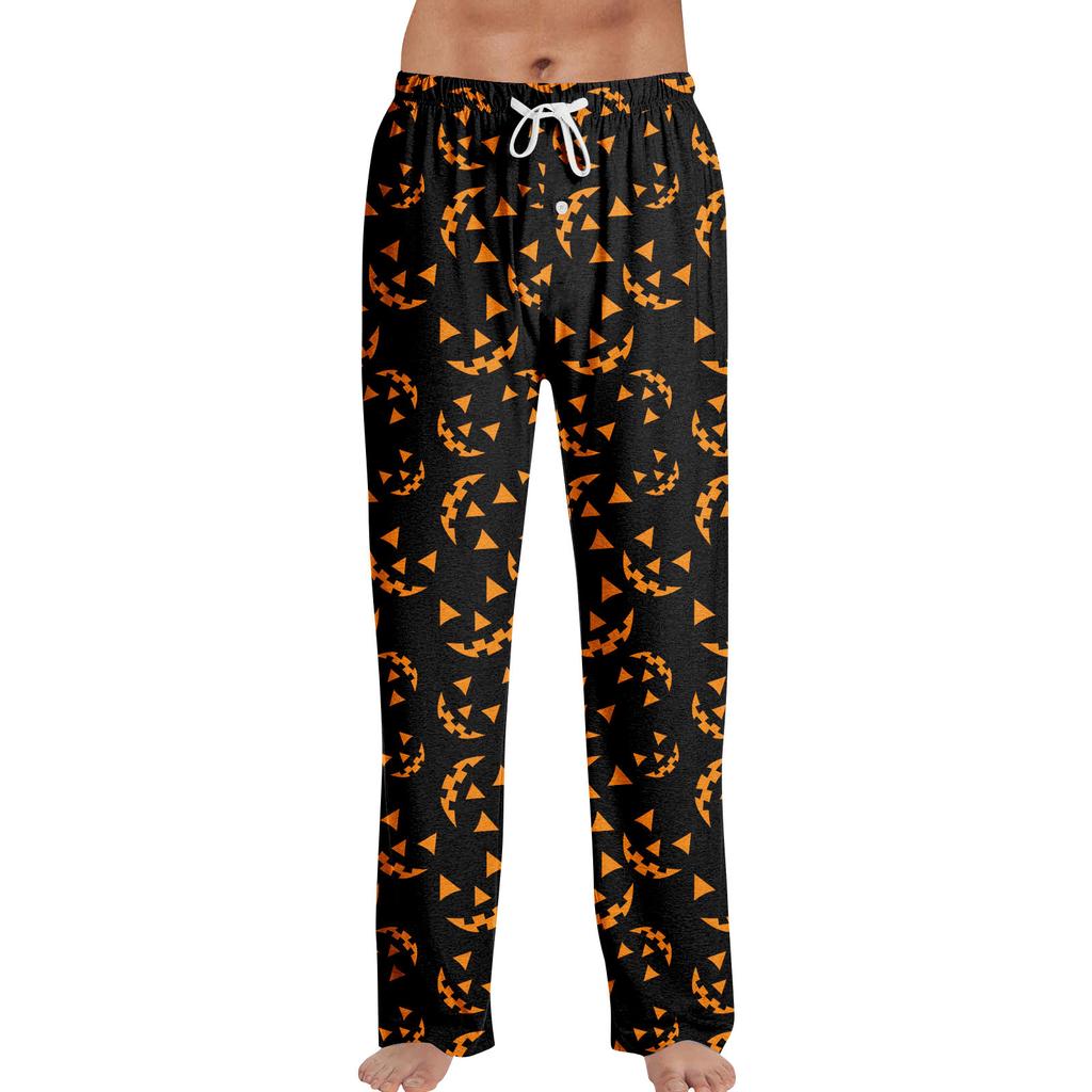 Anime Pajama Pants Sleepwear Casual Drawstring Elastic Waist Pants Comfy Straight Yoga Loose Trousers