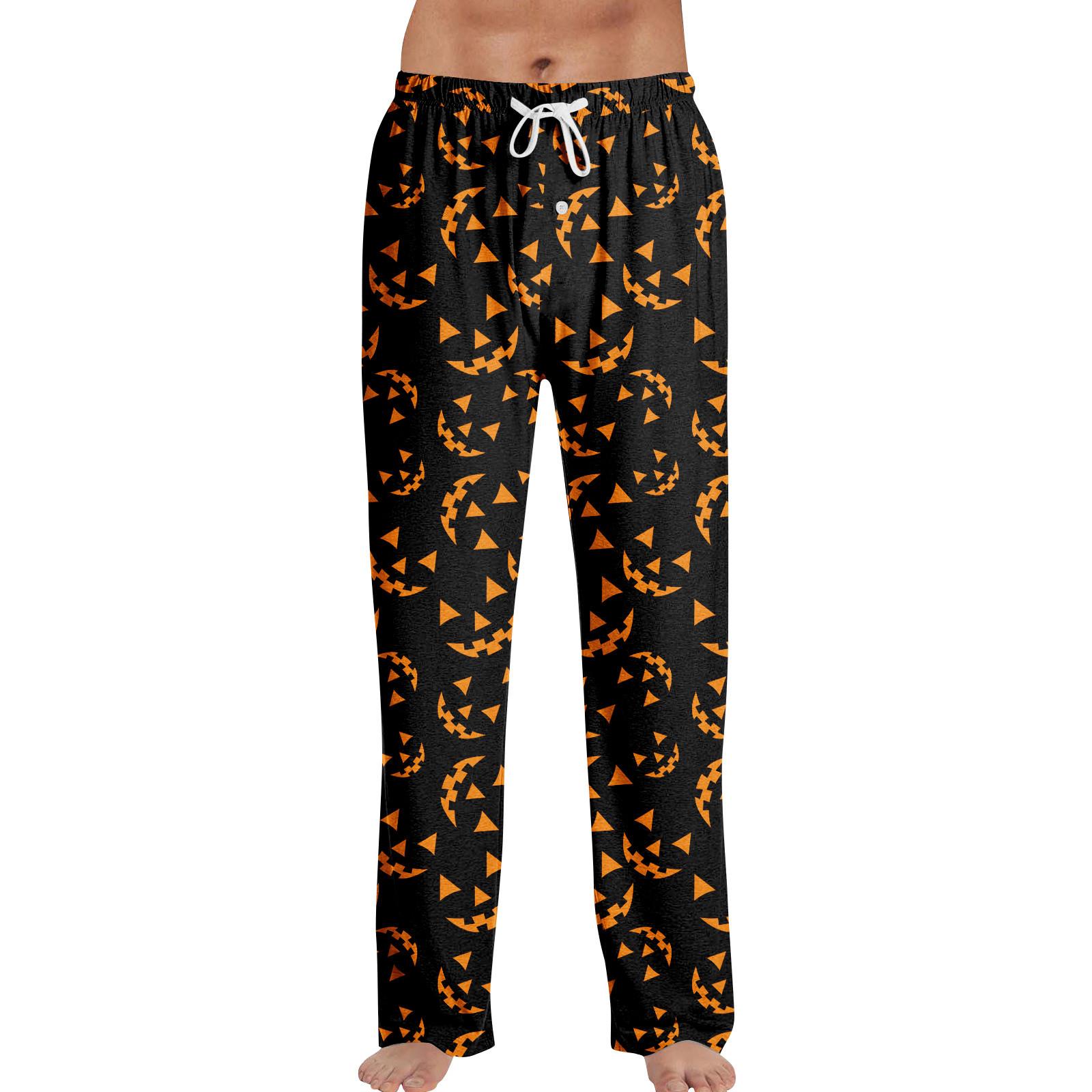 

Anime Pajama Pants Sleepwear Casual Drawstring Elastic Waist Pants Comfy Straight Yoga Loose Trousers L чорний