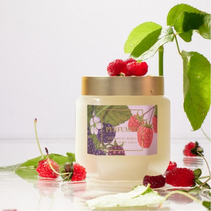 Plu Perfumed Sugar Body Scrub Botanical Berry 500g