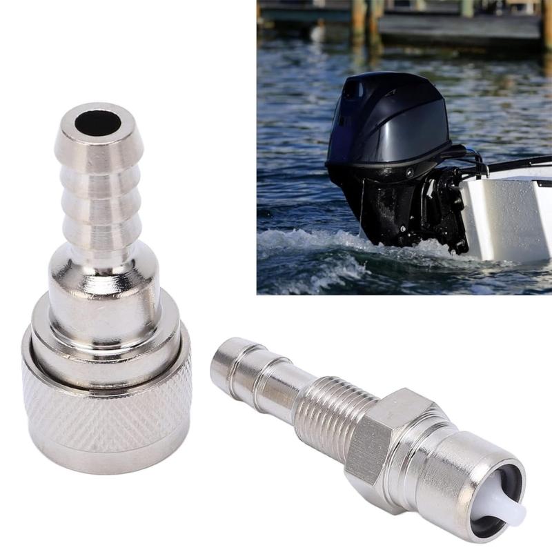 Outboard Engine Fuel Hose Connectors 3B2-70250-1 3B2-70260-1 Male Female Marine Engine Fuel Line Connector for Vehicle