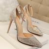 Promotion Women Pumps High-heels Shoes Woman Sandals Fashion Crystal Sexy Party Shoes Ladies Casual Princess Shoes Female New