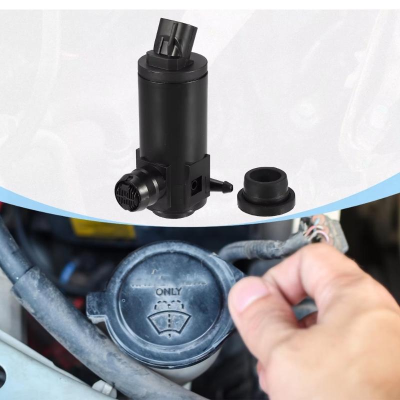 High Pressure Windshield Washer Motor Pump With Grommet for 98510-C1000 98510C1000 Clear Visibility Driving Experience