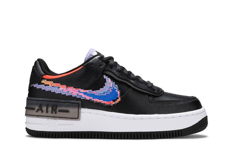 Women's Sneakers Nike Air Force 1 Low Shadow 8 Bit Black (Women's) Black/White-Multi