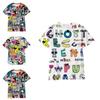 Alphabet Lore Unisex Casual T-shirt Cosplay Tops For Kids