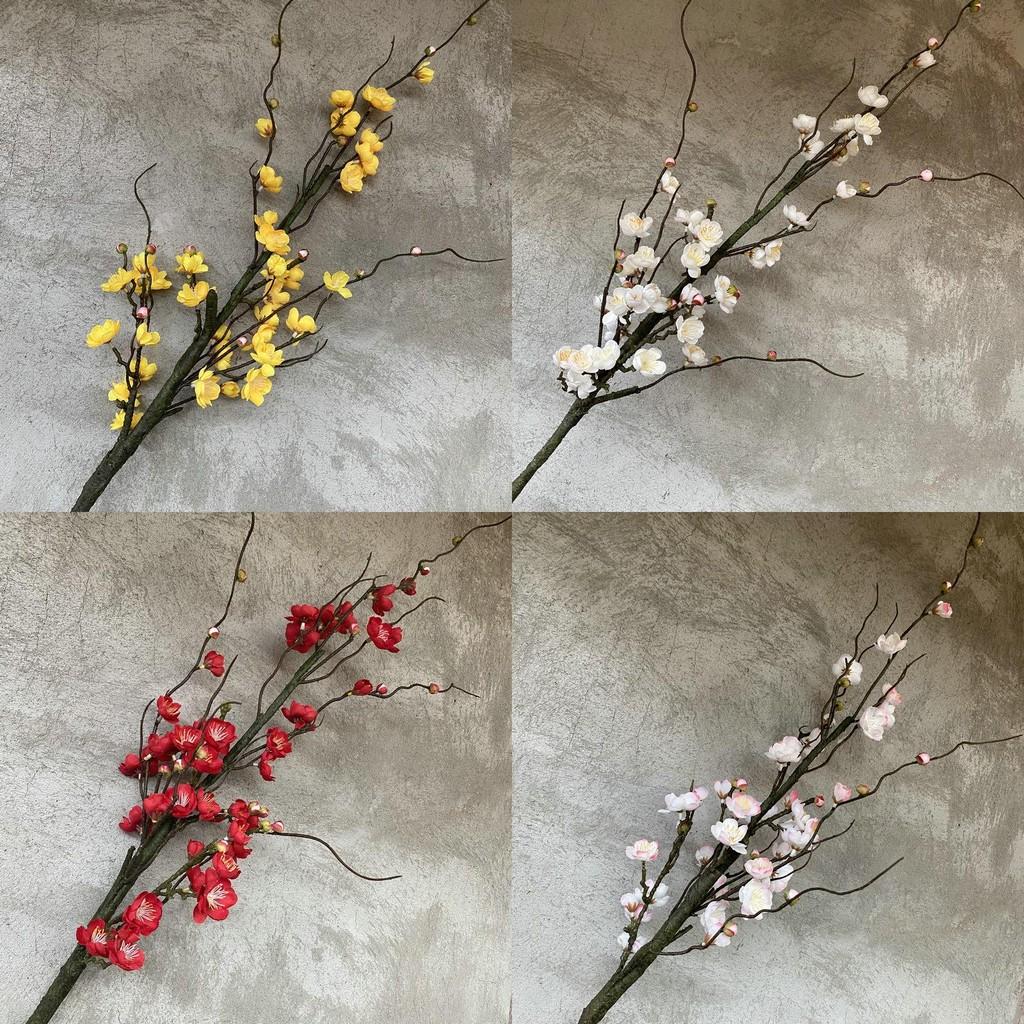 Chimonanthus Praecox Branch Artificial Flower Decoration Living Garden Room