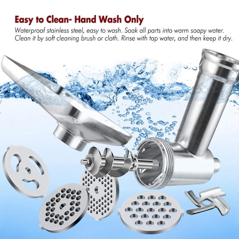 For SM-50R SM-50TQ SM-50BL SM-50BC SM-50BK Stainless Steel Meat Grinder Sausage Stuffer Tubes Grinding Blade Attachment