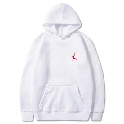 2025 Autumn Men's Fashion Jump Ball Pattern Printed Hooded Sweatshirt - Environmentally Friendly Material Comfortable