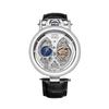 Z2032 Herren 49mm Skelett Tourbillon Wasserdichte Automatikuhr mit Transparentem Boden.