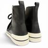 Excellent HERMES High cut sneakers black leather mens 41.5 182355ZH Used