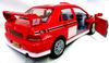 Kinsmart Mitsubishi Lancer Evolution Red Car Pull-Back