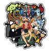Car Stickers Customizable Waterproof Easy Install No Residue Anime Pirate Theme Straw Hat Flag Vinyl for Car Laptop Multi Sizes