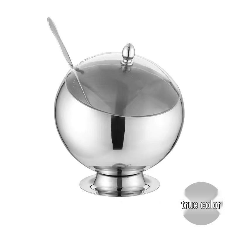 Korean-Style Stainless Steel Slanted Bowl for Hot Pot and Self-Service Seasoning