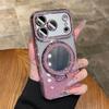 Mirror Diamond Magnetic Case For iPhone 17 Air 16E 15 14 Plus 13 11 12 16 17 Pro Max Magsafe Bling Bling Glitter Protector Cover