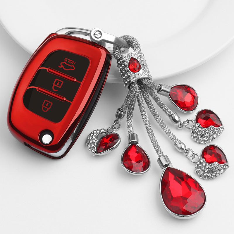 Suitable for Beijing Modern Key Caseix25 ix35Mingtu Langdong Yuena Tucson Car Key Case Folding