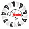 6pairs Silicone Anti-slip Glasses Leg Ear Sleeve Bracket Fastener Eyeglasses Accessories Grip Anti-fall Eyewear Holder
