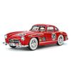 1/32 Benz 300SL 35# Vintage Classic Alloy Metal Diecast Model Car Sound and Light Pull Back Children's Toy Car Collection Hobby