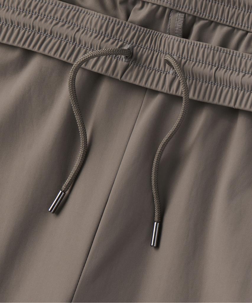 Musinsa Standard Cooling Loose Tapered Elastic Waist Pants [Dusty Beige]