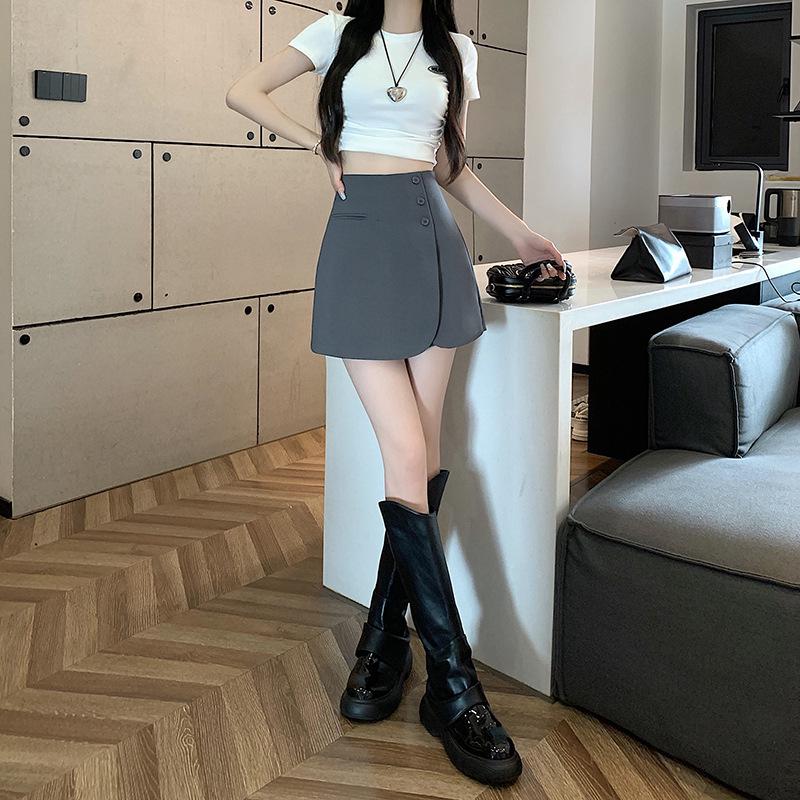 

Plus Size Irregular A-Line High Waist Skirt - Women s Summer Bodycon Skirt 2025 Small