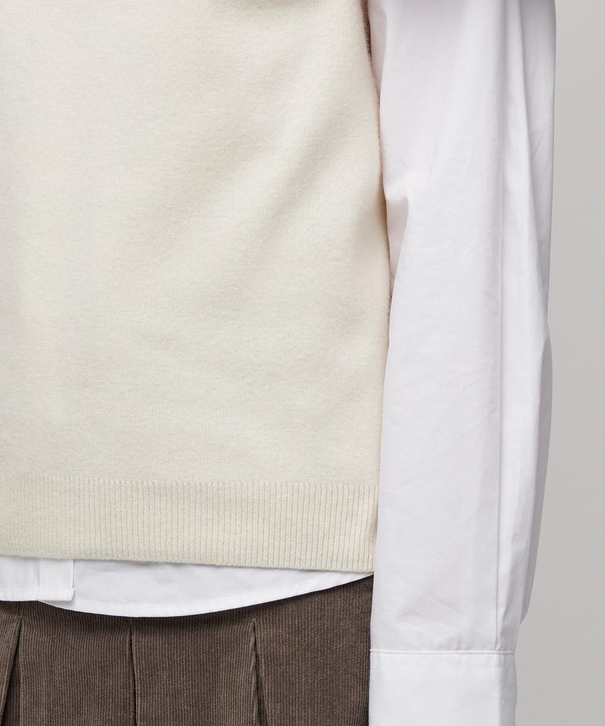 MUSINSA STANDARD WOMAN Women'S Lambswool Knit Vest [Ivory]