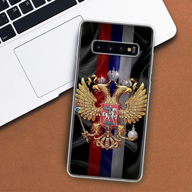 

Russia Russian Flags Emblem Phone Case For Samsung Galaxy S10 Plus S20 FE S21 S22 Ultra S10E S9 S8 + S6 S7 Edge Lite Shell Coque Samsung S22 Ultra
