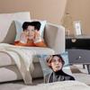 Charming Korean Handsome Actor PPark Bogum Cushion Cover Throw Pillow Cover Hidden Button Durable Polyester Chair Cushion