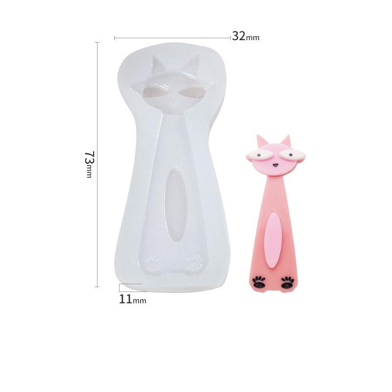 

Шпилька для динозавра, силиконовая форма, кристаллическая эпоксидная форма для украшения, сделай сам, ручная работа, серьги, кулон, эпоксидная форма fox