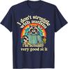 Ich habe keine Probleme mit Autismus Waschbär mit Autismus Geschenk Unisex T-Shirt