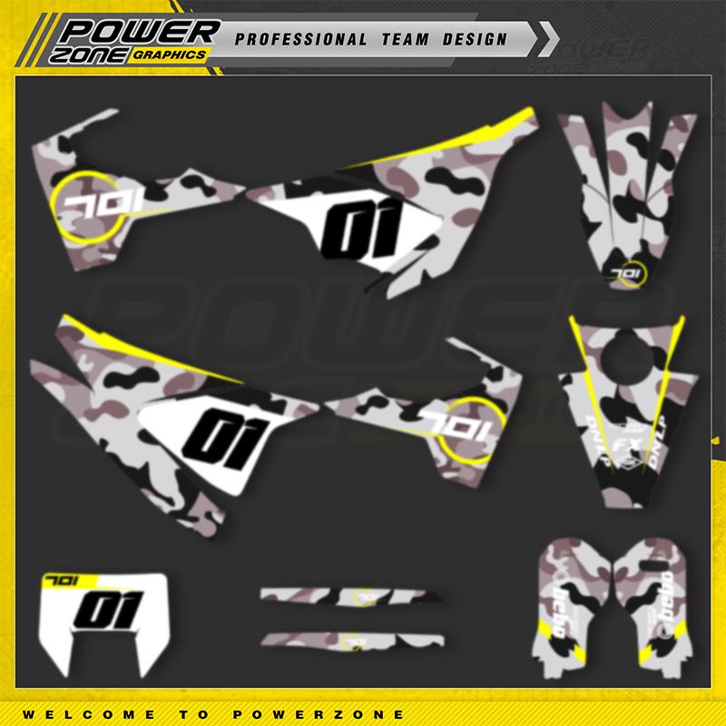 PowerZone Custom Team Graphics Decals Stickers Kits For Husqvarna Decal 15-20 701 SUPERMOTO ENDURO 2015-2017 2018 2019 2020