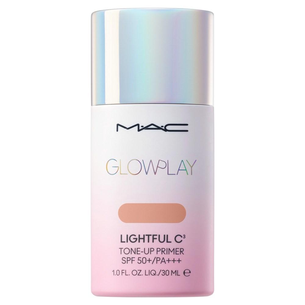 MAC Glow Play Lightful C3 Tone-Up Primer SPF50+ PA+++, Rosy Apricot, 1 Pcs